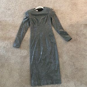 Stretchy glittery dress